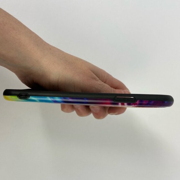 Tie Dye Phone Case iPhone X Psychedelic Bright Flexible Stretch Hippie Bohemian - Picture 10 of 13